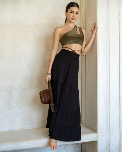  Wide Leg High Waisted Beach Coverup Trouser
