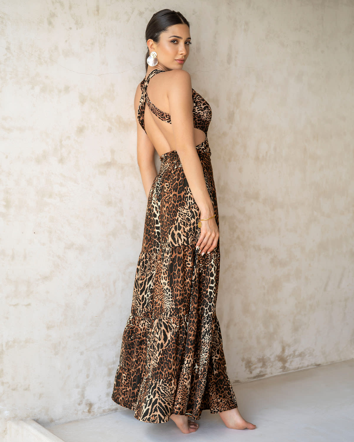  Beach Coverup Trouser With Ruched Waistband