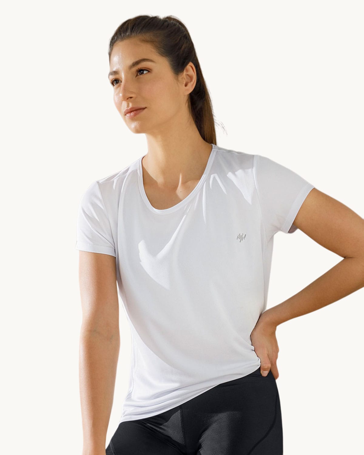  Quick-Dry Short Sleeve Round-Neck Active Tee