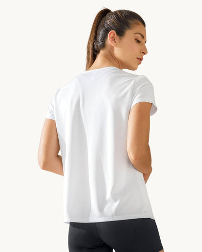  Quick-Dry Short Sleeve Round-Neck Active Tee