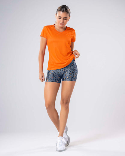  Quick-Dry Short Sleeve Round-Neck Active Tee