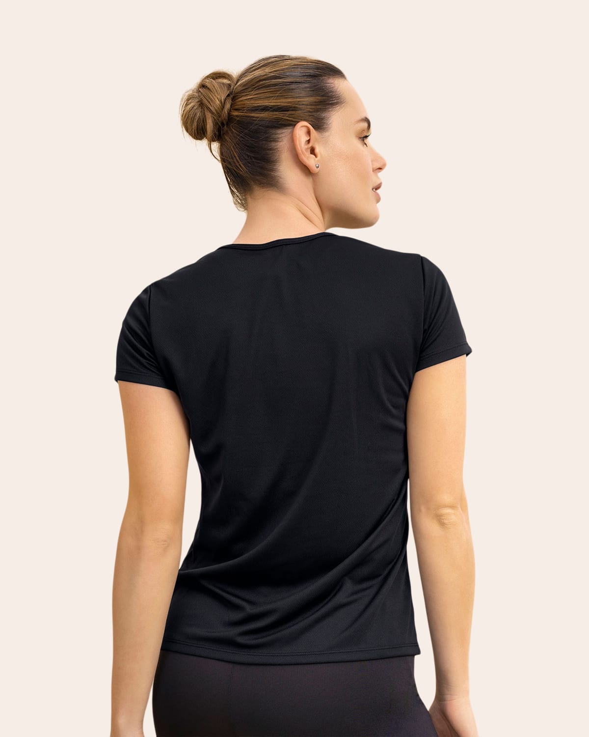  Quick-Dry Short Sleeve Round-Neck Active Tee