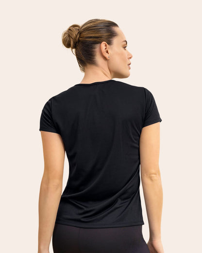 Quick-Dry Short Sleeve Round-Neck Active Tee