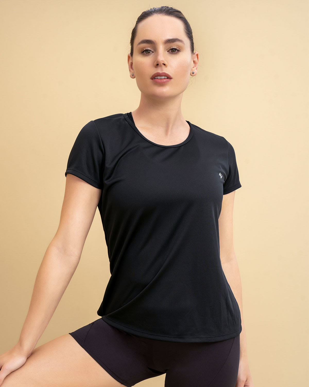  Quick-Dry Short Sleeve Round-Neck Active Tee
