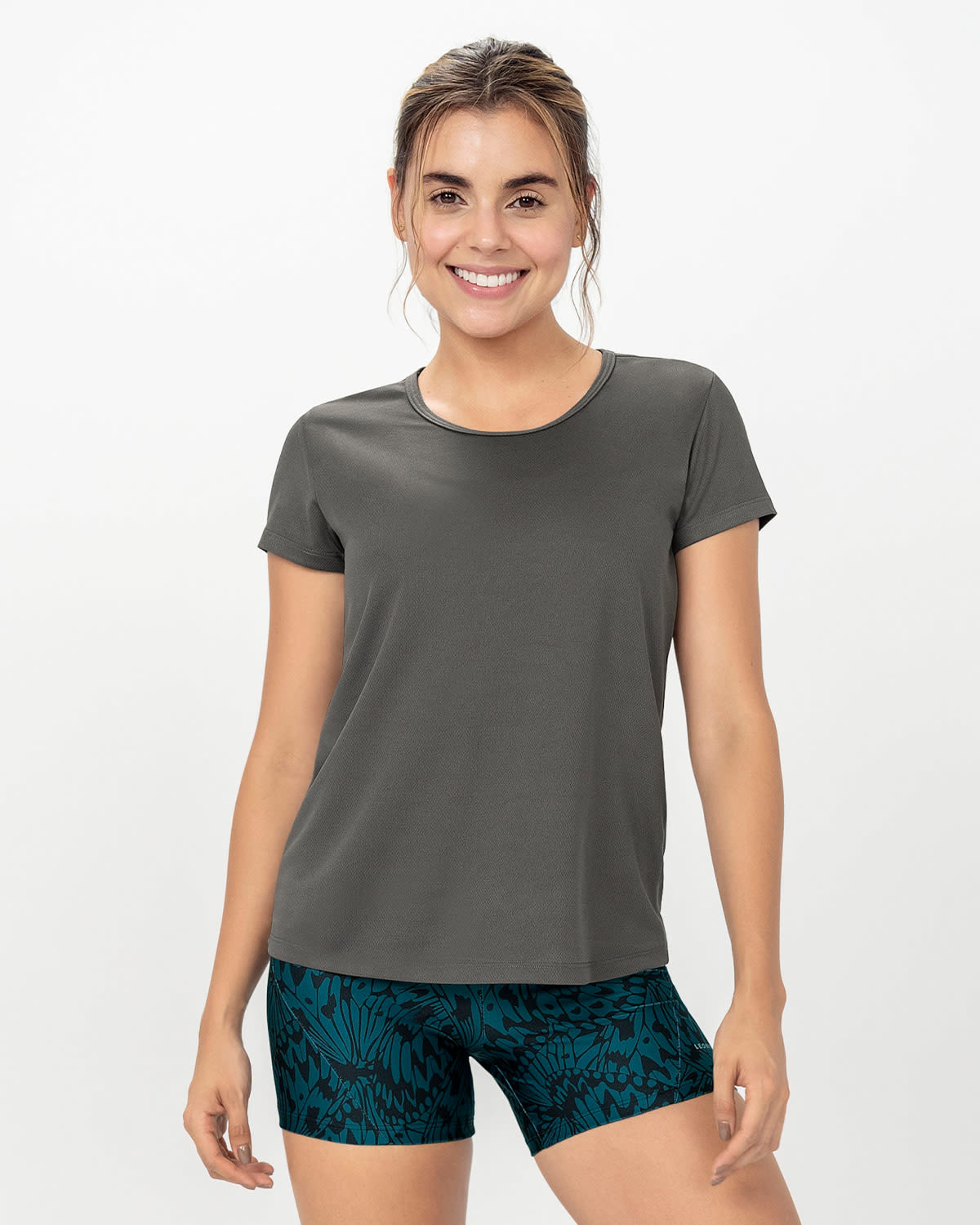  Quick-Dry Short Sleeve Round-Neck Active Tee