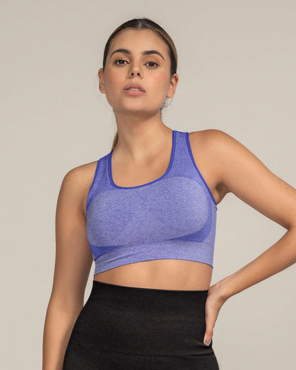  Seamless Double Sided Sports Bra With Extra Support