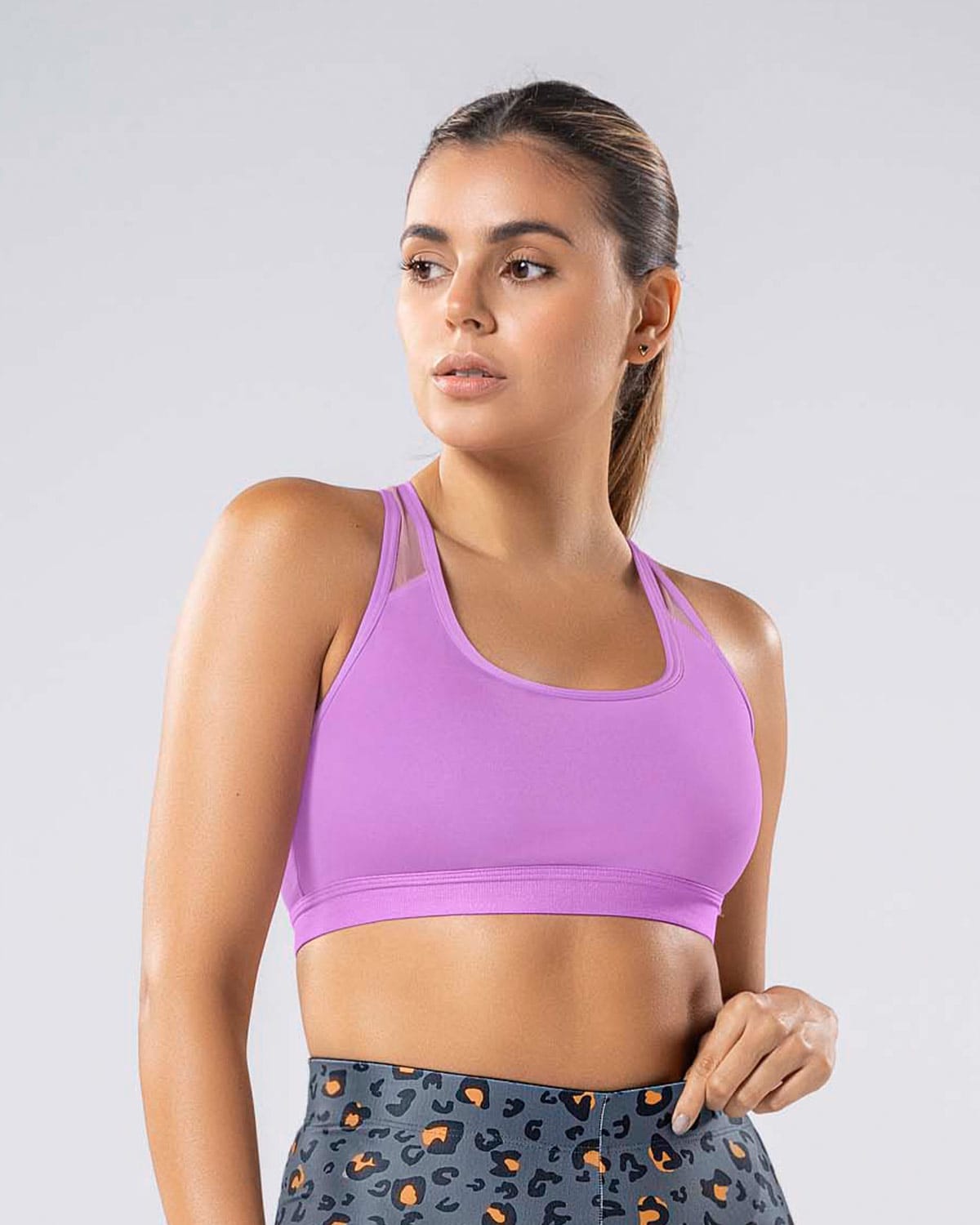  Quick-Dry Racerback Sports Bra