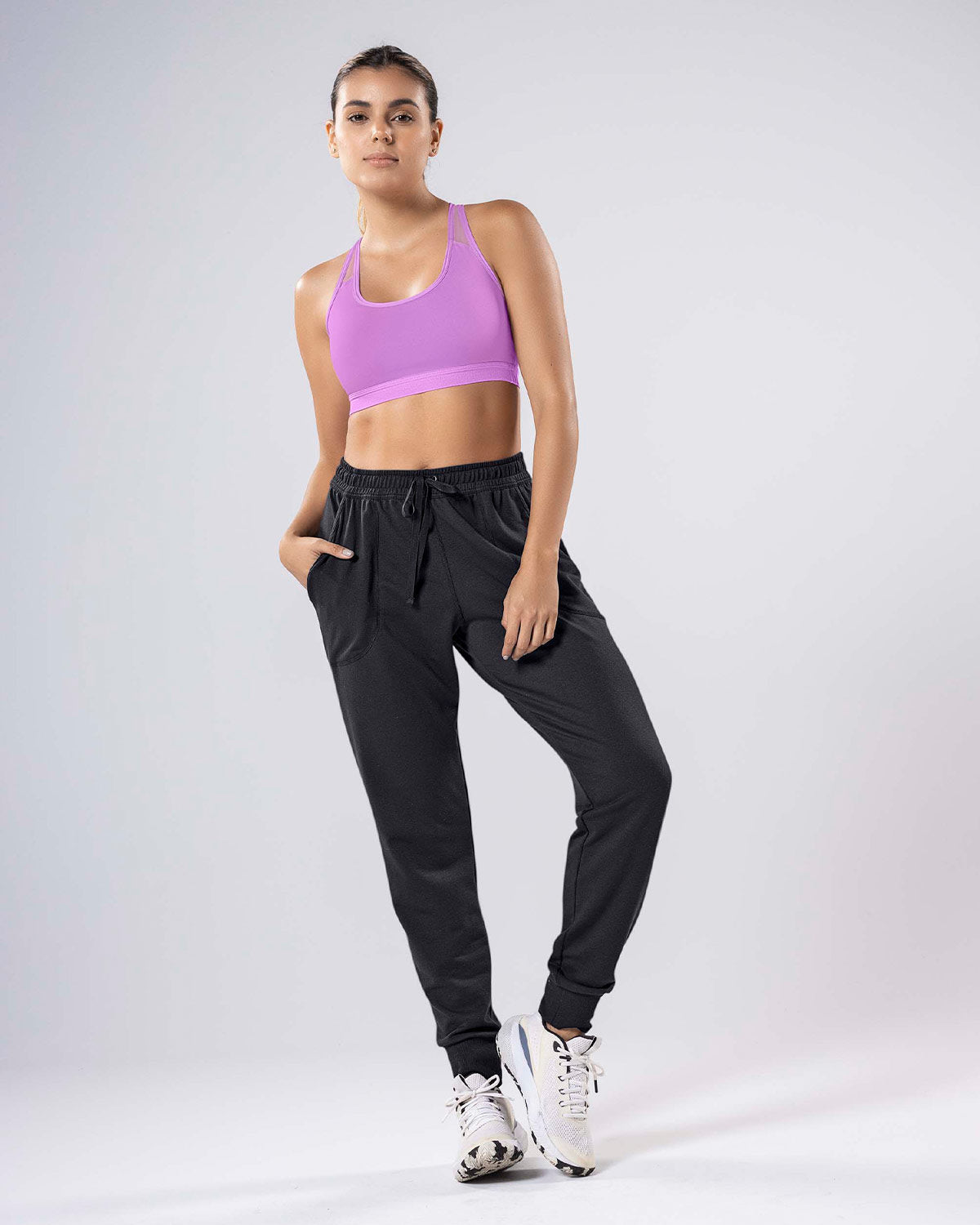  Quick-Dry Racerback Sports Bra