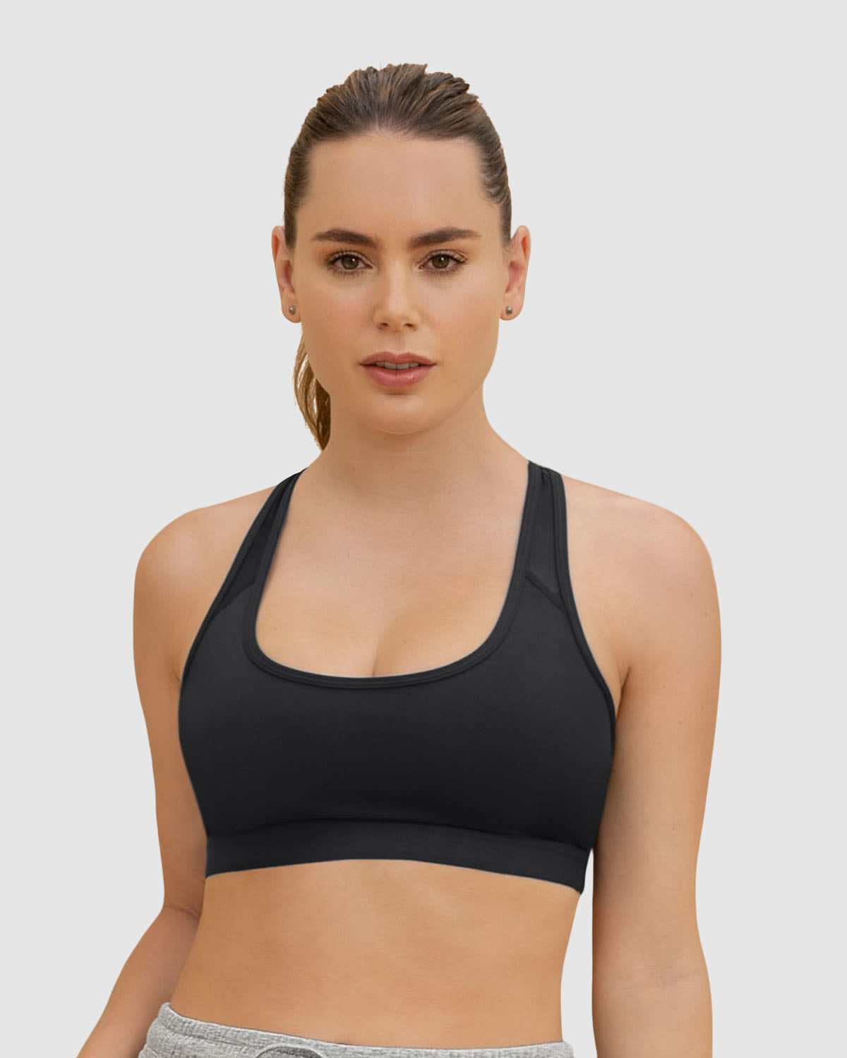  Quick-Dry Racerback Sports Bra