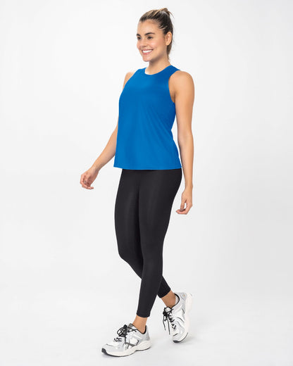 Quick-Dry Sports Singlet With Glitter Print On Front