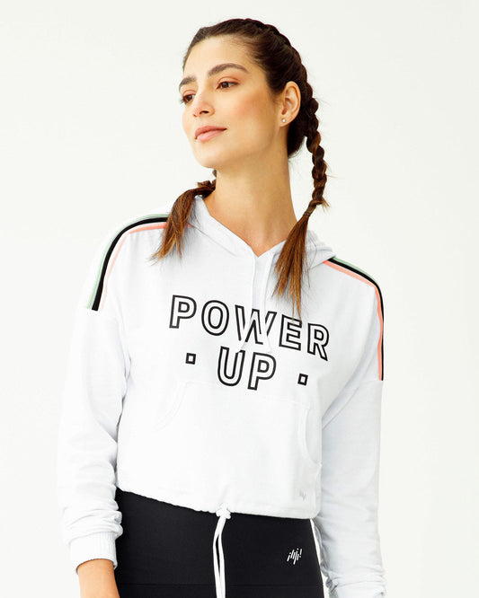 Short-Cut String Hoodie Sport Silhouette