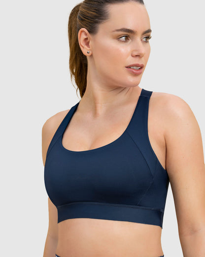  Sports Top With Athletic Back And Seamles Flat Straps