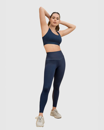  Sports Top With Athletic Back And Seamles Flat Straps