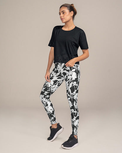  Active Mesh Shirt With Adjustable Ruching
