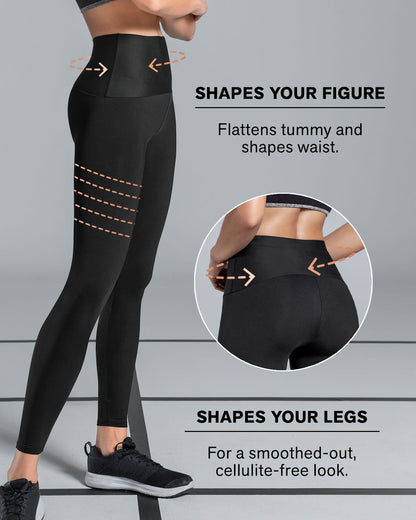  High-Waisted Solid Shaper Legging