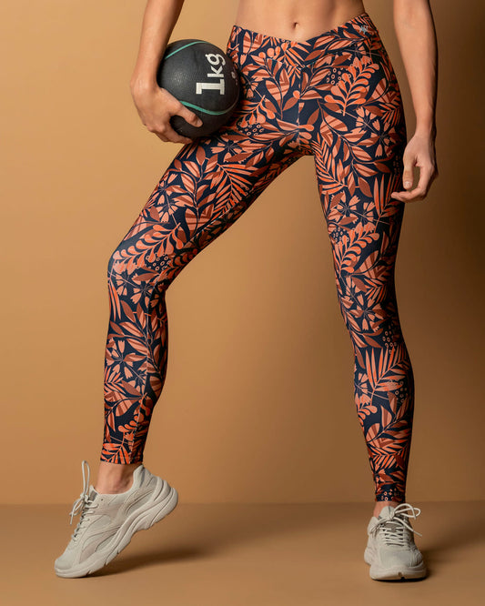  Eco-Friendly Mid-Rise Compression Legging