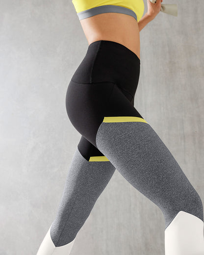  Sports Leggings With Tummy Compression Colour-Field Style