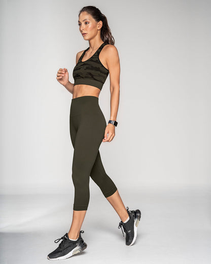  Seamless Capri LeggingQuick-Dry For Extra Breathability