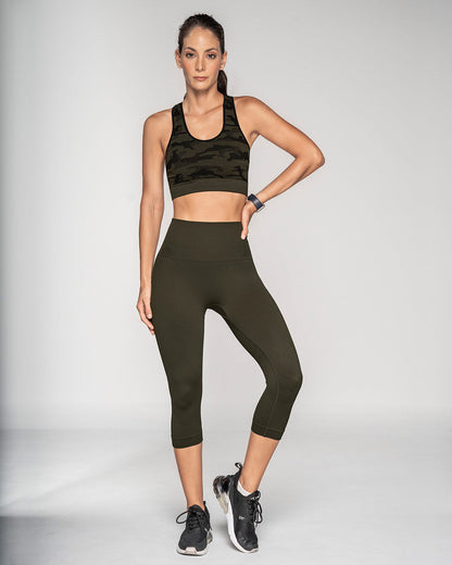  Seamless Capri LeggingQuick-Dry For Extra Breathability