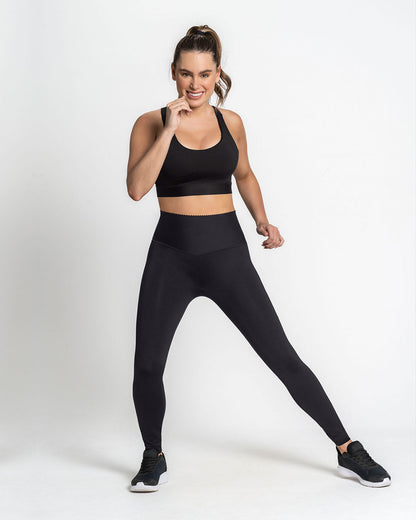  Sports Legging With Antibacterial Technology Infused With Aloe Vera