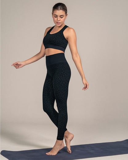  Sculpting High-Waisted Graphic Active Legging