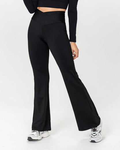  Flared Legging With Slimming Tummy And Thigh Compression