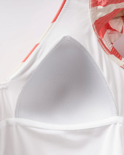  Cheeky Asymmetrical Ruffle Sculpting One-Piece Swimsuit