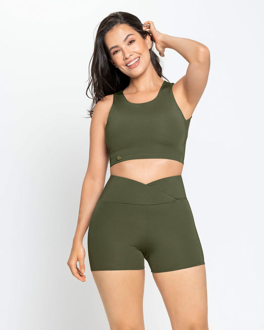  Two-Piece Slimming Bottom Swimsuit