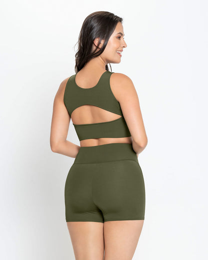  Two-Piece Slimming Bottom Swimsuit