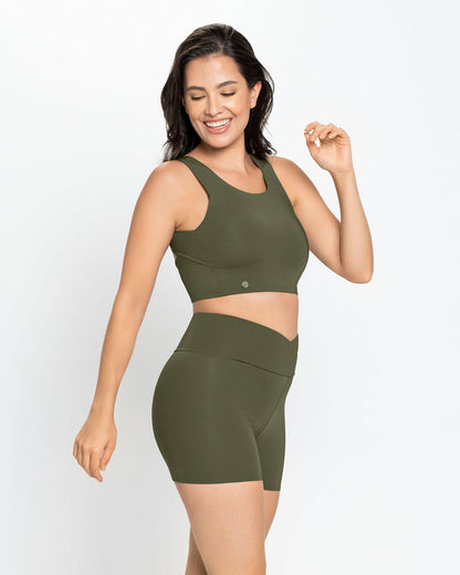  Two-Piece Slimming Bottom Swimsuit