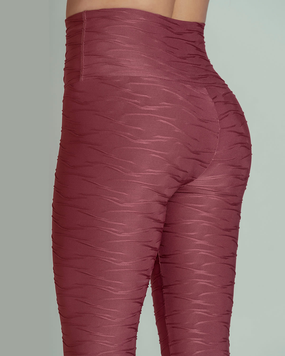  Ribbed Firm Tummy Compression Legging