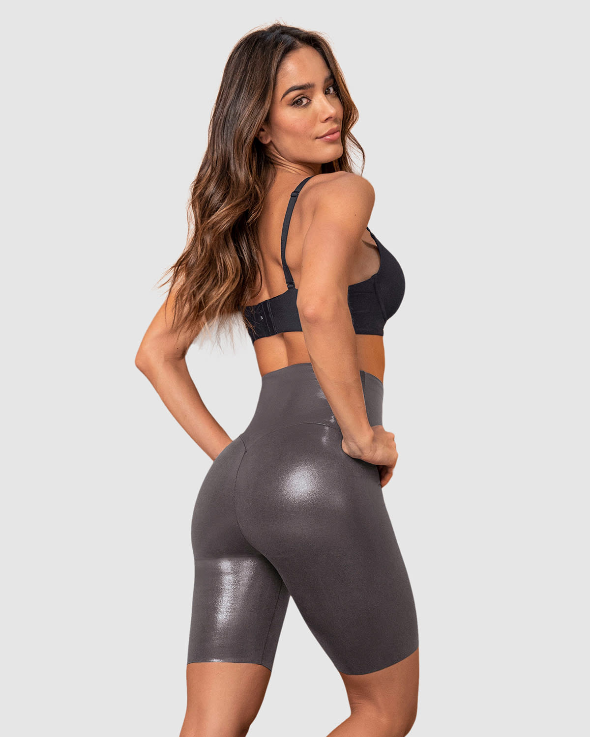  Shiny Butt Lifter Shaper Biker Short