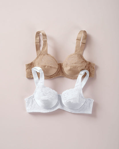  Classic Lace Ballet Back Underwire Bra