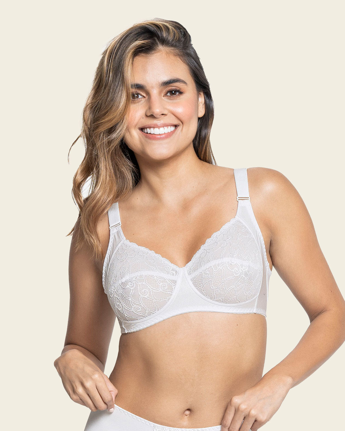  Wireless Comfy Control Bra In Lace