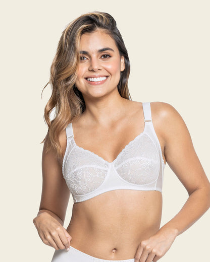  Wireless Comfy Control Bra In Lace