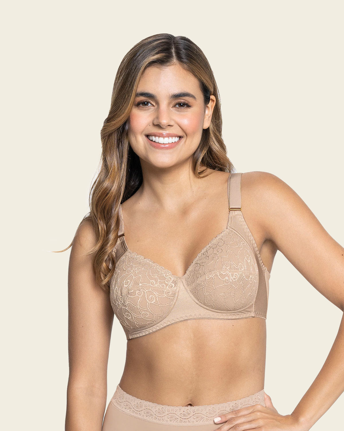  Wireless Comfy Control Bra In Lace