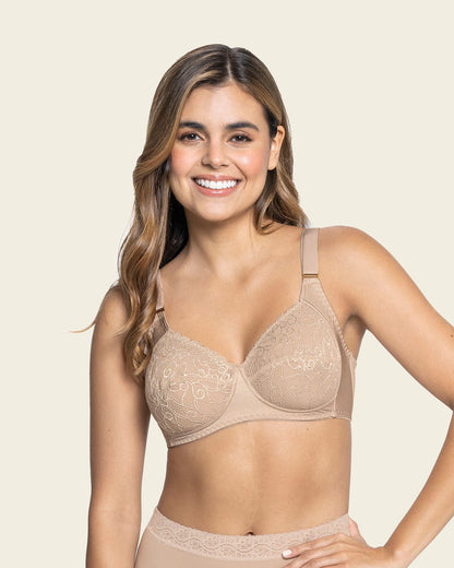  Wireless Comfy Control Bra In Lace