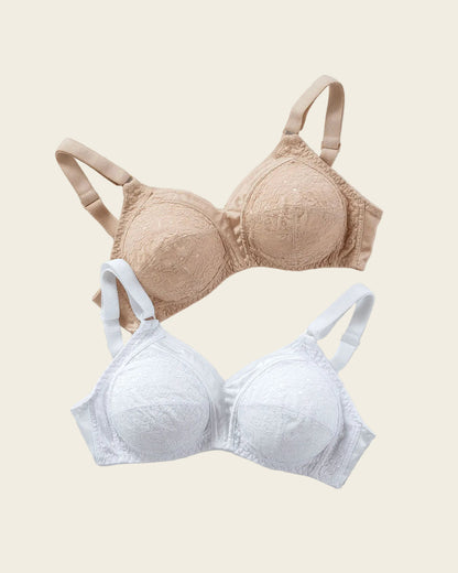  Full Coverage Bra In Lace With Smooth Control