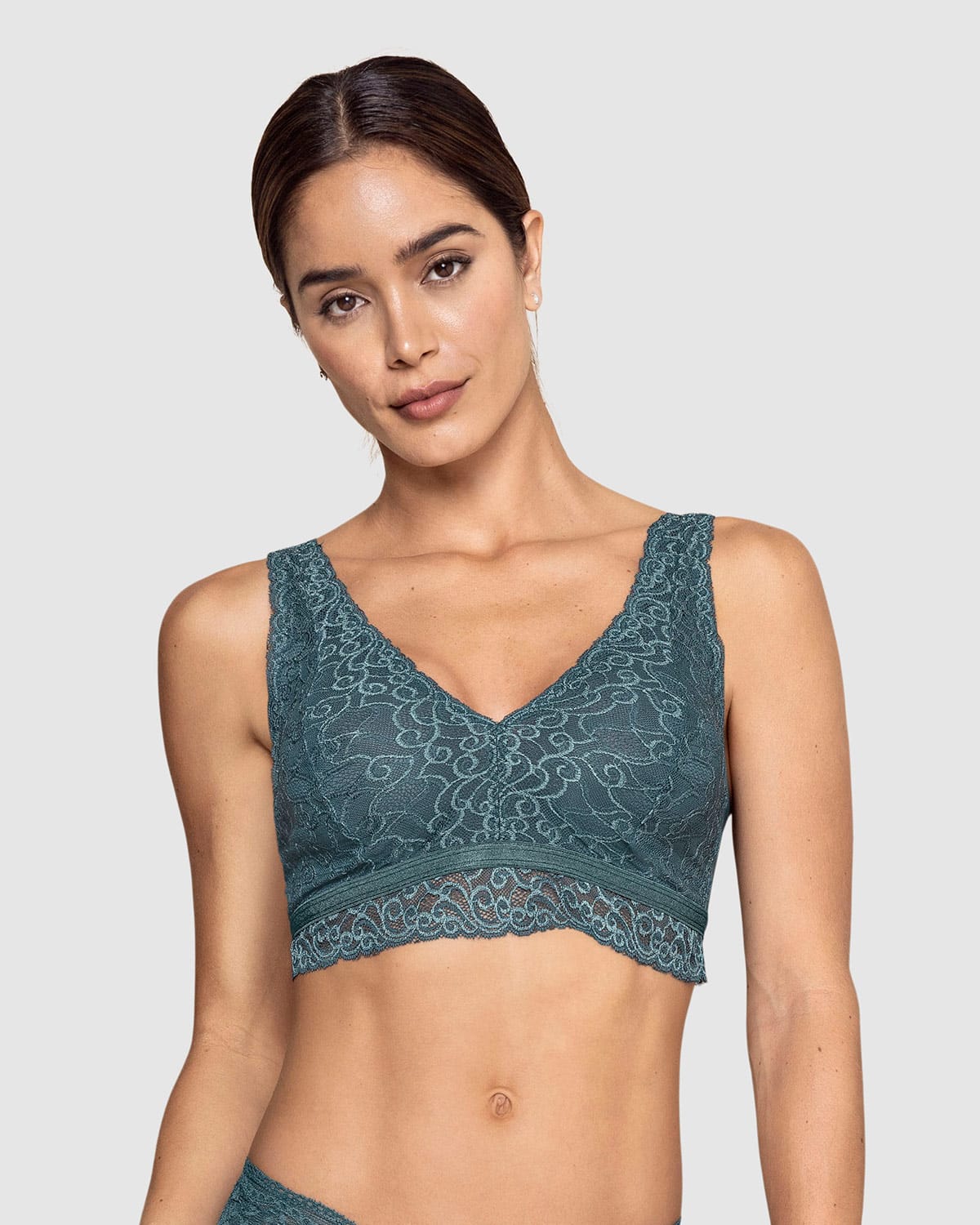  All Over Lace Triangle Bralette