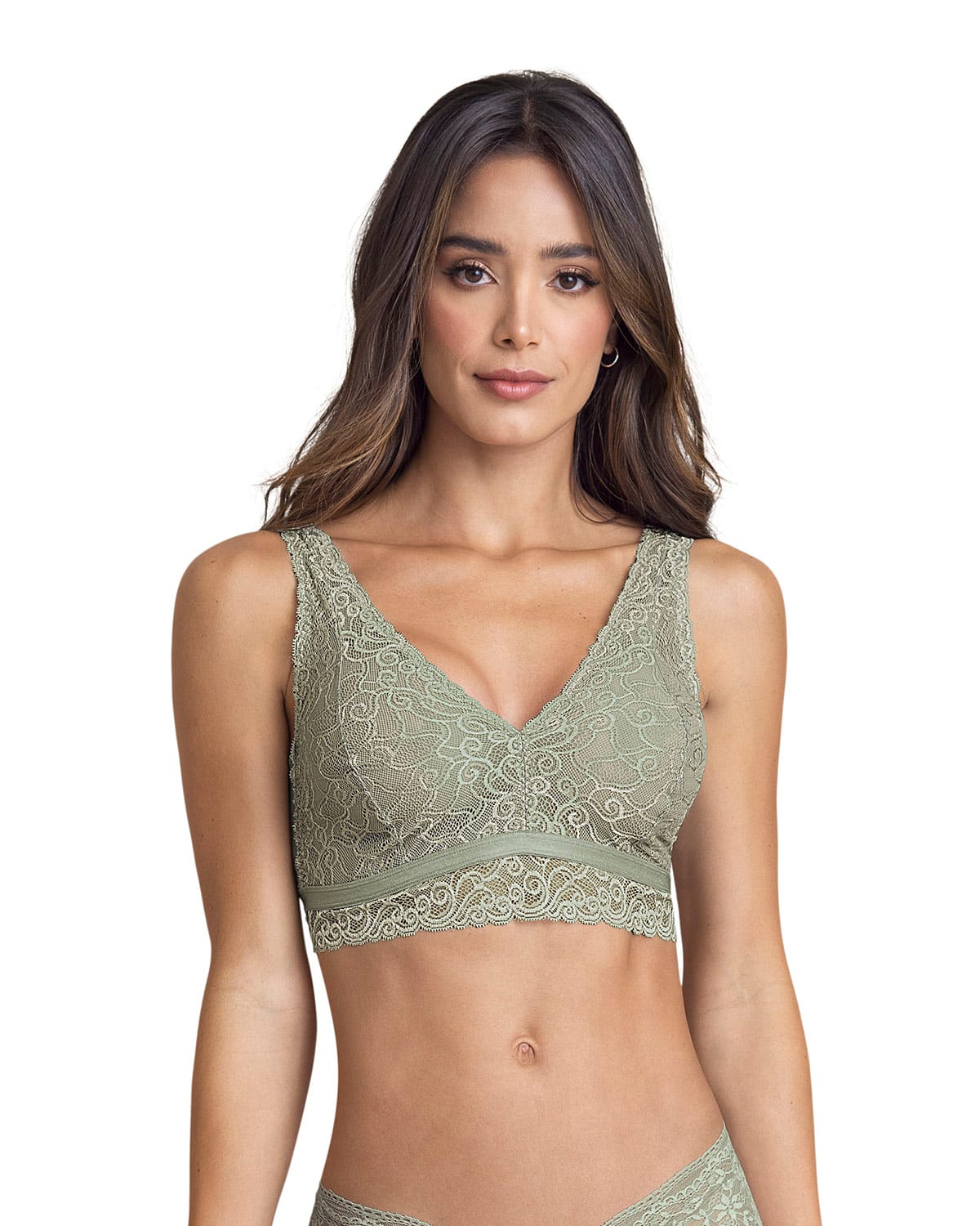  All Over Lace Triangle Bralette