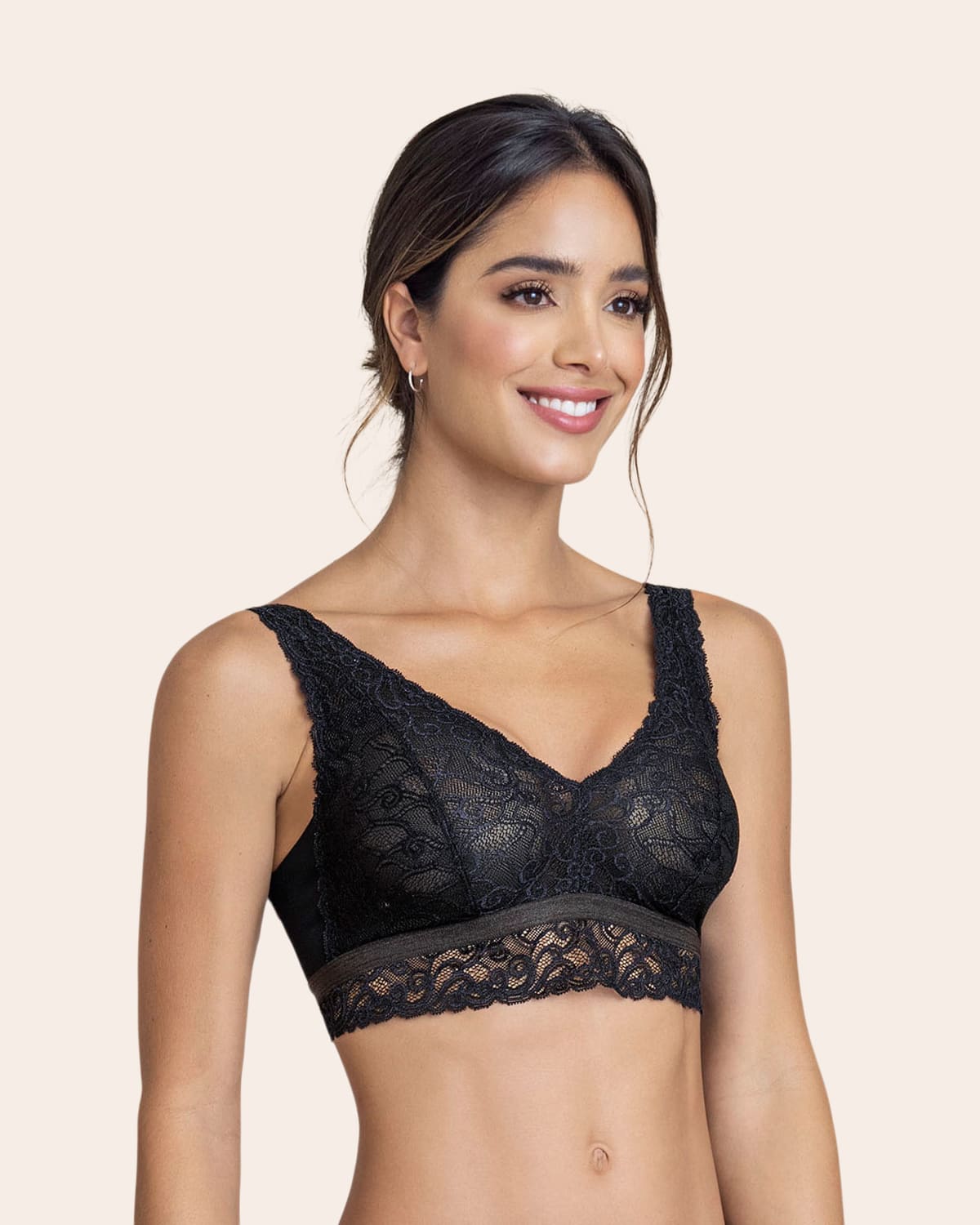  All Over Lace Triangle Bralette
