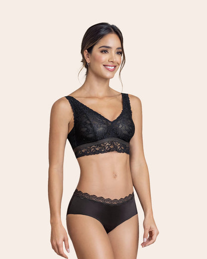  All Over Lace Triangle Bralette