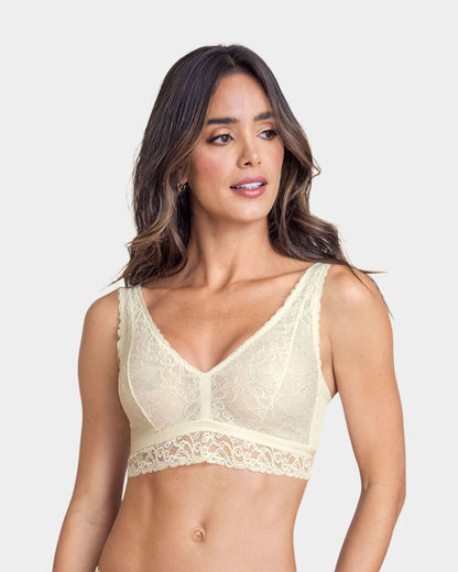  All Over Lace Triangle Bralette