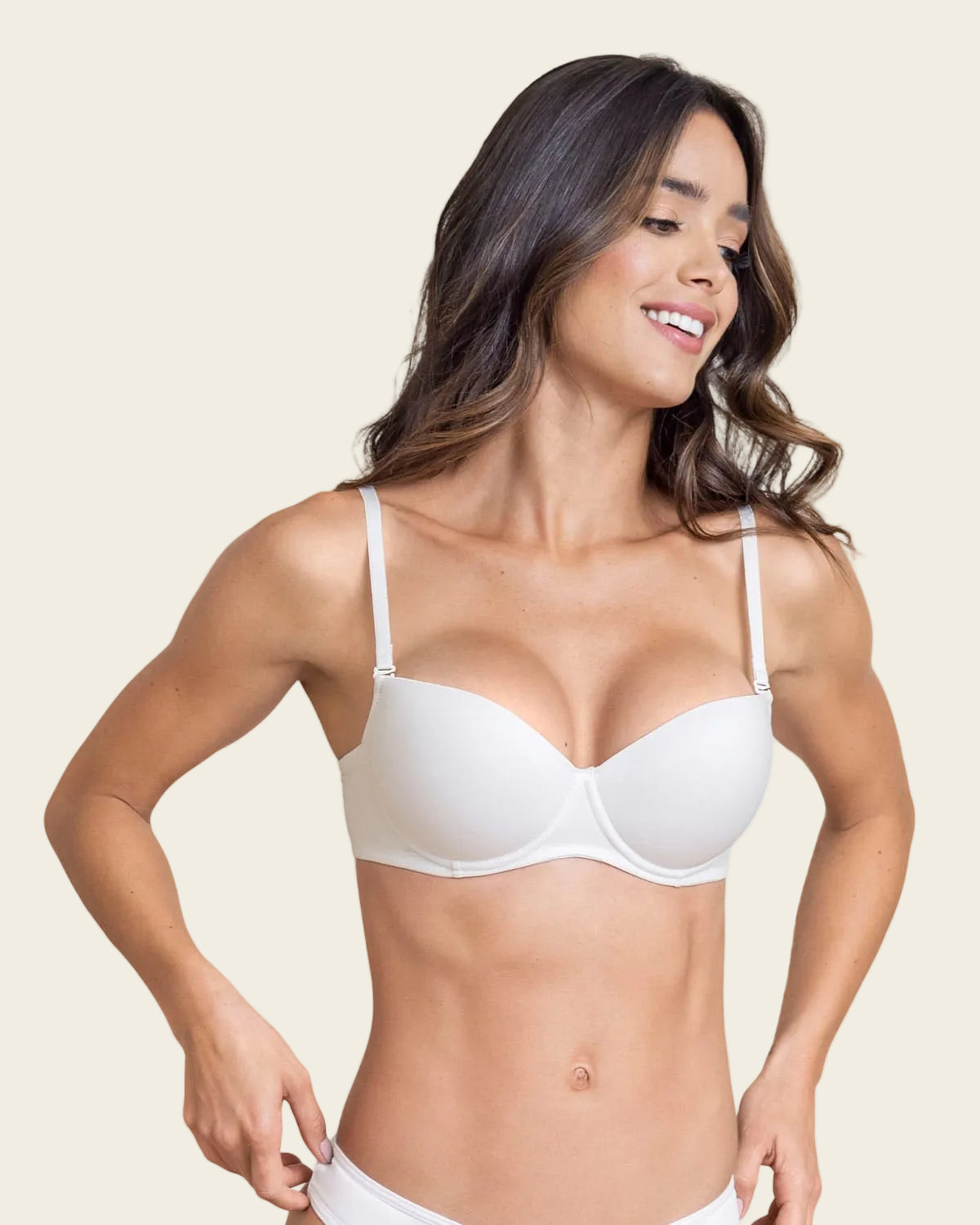  Soft Cup Underwire Push-Up Bra