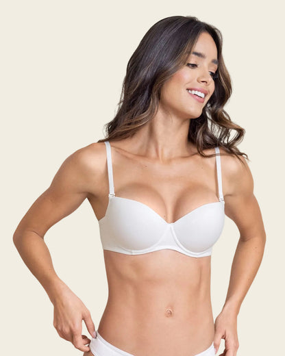  Soft Cup Underwire Push-Up Bra