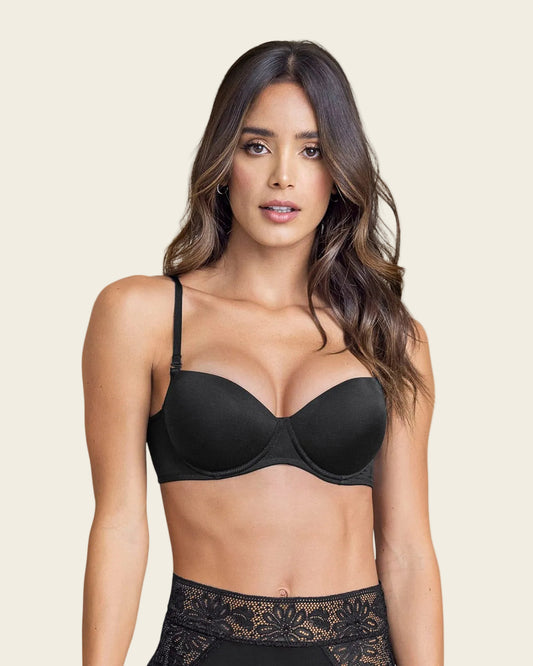  Soft Cup Underwire Push-Up Bra