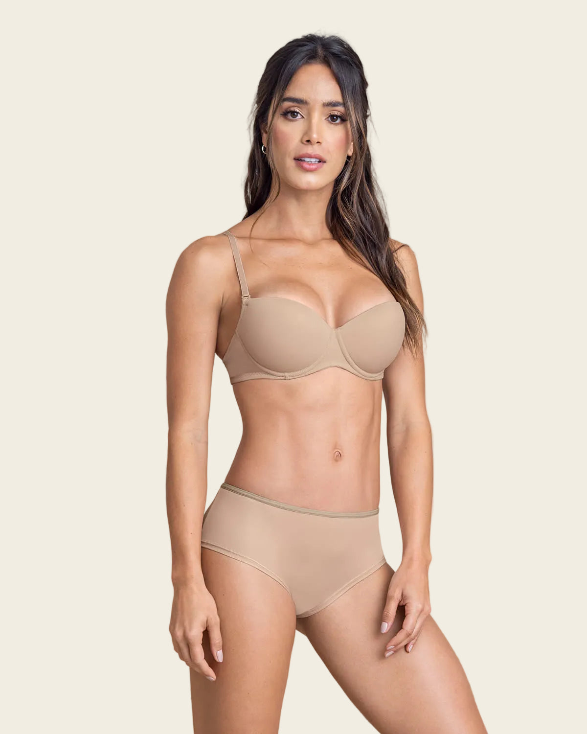  Soft Cup Underwire Push-Up Bra