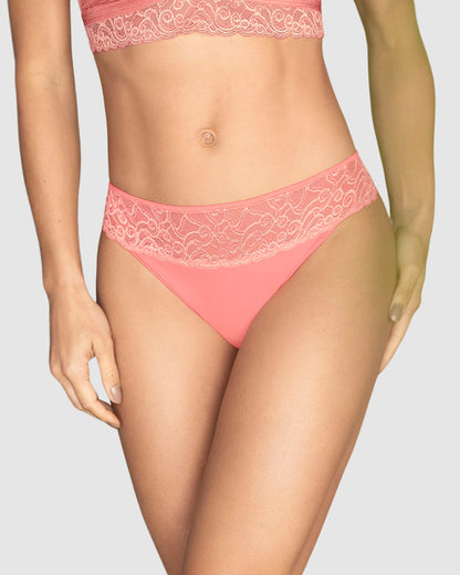  Hiphugger Thongknicker With Floral Lace Detailing