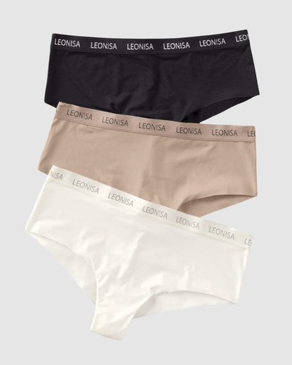  3-pack Logo Waistband Soft Cheeky Panties