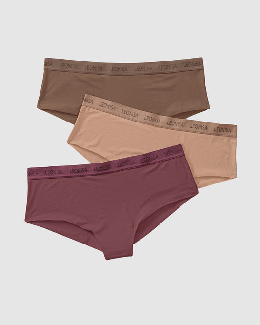  3-pack Logo Waistband Soft Cheeky Panties